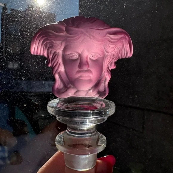 Versace x Rosenthal Medusa Crystal Bottle Stoppers SET of 3, all NEW - Picture 6 of 13